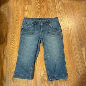 High waist Denim capris, sz 12, a.n.a